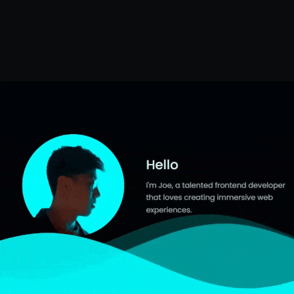 Crafting a Stunning Animated Wave Banner with HTML and CSS (Source Code).gif